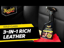 Load and play video in Gallery viewer, Meguiar's Gold Class Rich Leather Spray 3-IN-1