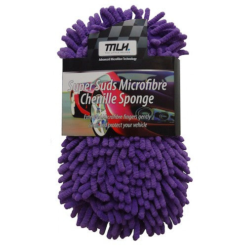 Supersuds Chenille Microfibre Sponge – Purple