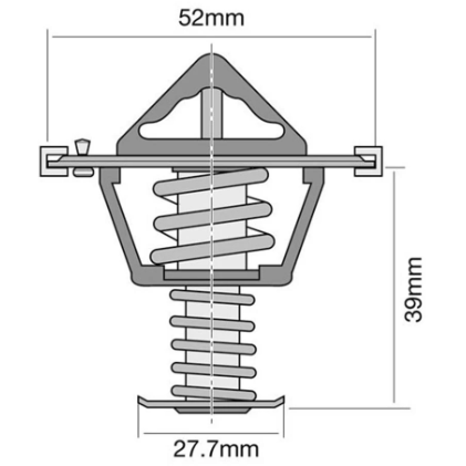Tridon Thermostat W/Gasket TT532-180p 82 C