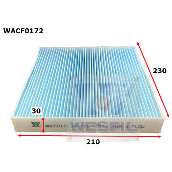 WACF0172 Wesfil Cabin Filter Suits Ranger