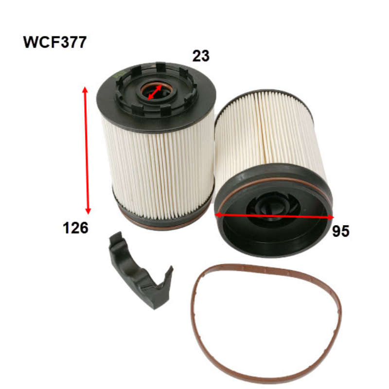 Ford Raptor Fuel Filter Cartridge Wesfil WCF377