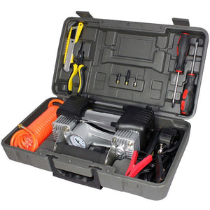 Mothers Air Attack Dual Cylinder Compressor and Tool Kit AA150